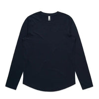 As Colour Women's Curve Logn Sleeve Tees 4055 As Colour