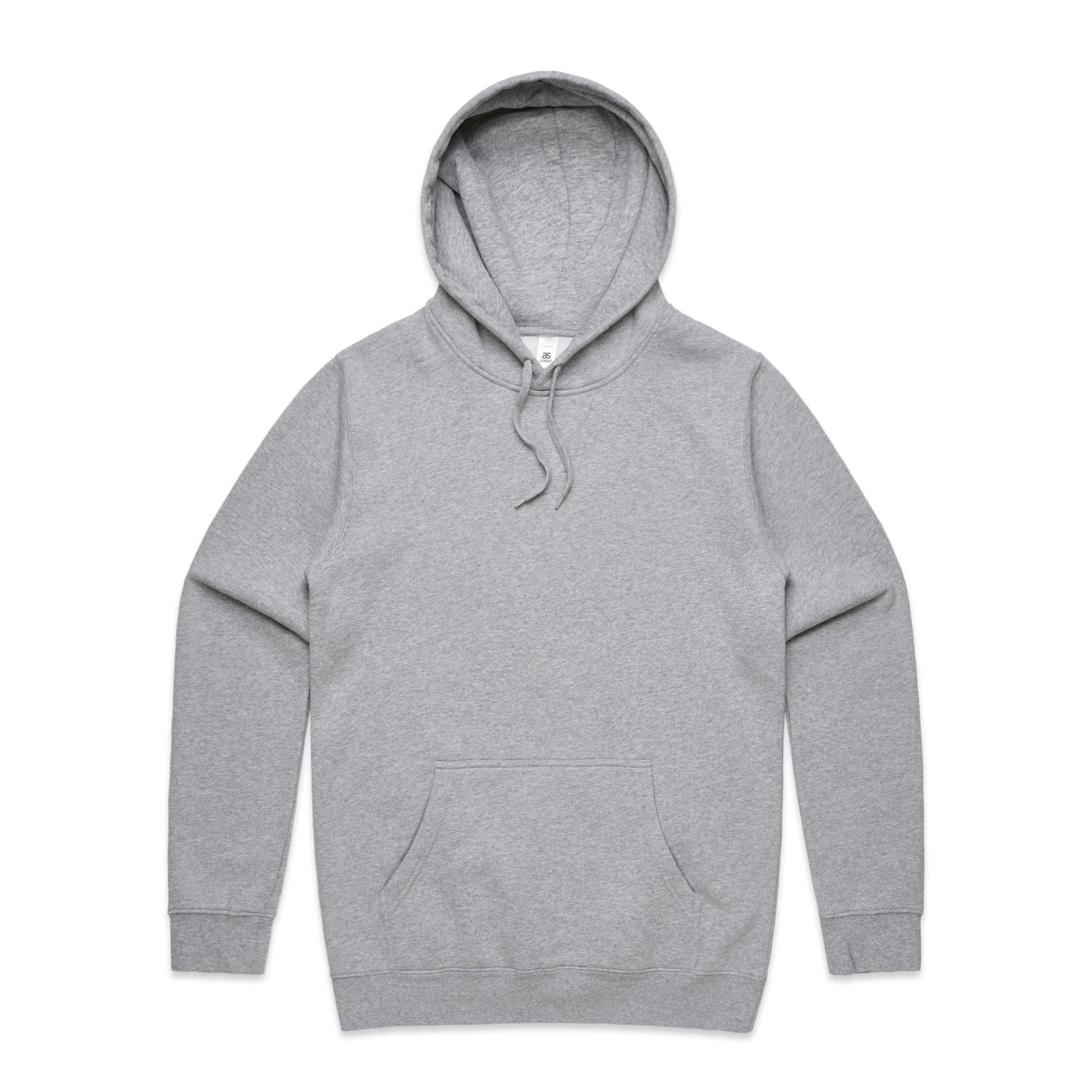 As Colour Men's Stencil Hoodie 5102B Casual Wear As Colour GREY MARLE 4XL 