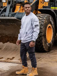 Bisley Workwear Work Fleece Crew Jumper BK6723 - Allsorts Workwear