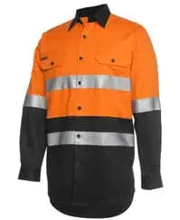 JB'S Hi-Vis Long Sleeve Work Shirt 6DNWL Jb's Wear