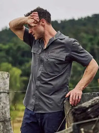 Bisley X Airflow Stretch Ripstop Work Shirt BS1490 Metro Workwear.