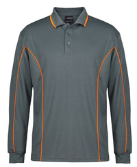 JB'S Long Sleeve Piping Polo 7PIPL