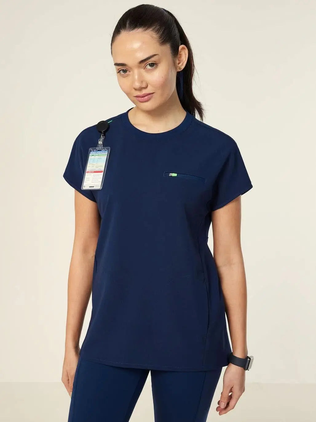 NNT Women's Crew Neck Scrub Top CATUY7 - City Workwear