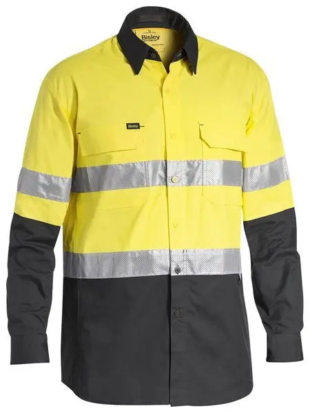 Bisley Workwear 3m Taped X Airflow™ Ripstop Hi Vis Long Sleeve Shirt BS6415T - City Workwear