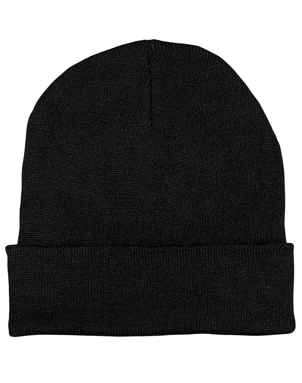 Winning Spirit Roll Up Knit Beanie CH61 Metro Workwear.