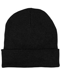 Winning Spirit Roll Up Knit Beanie CH61 Metro Workwear.