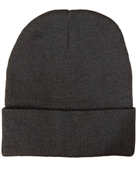 Winning Spirit Roll Up Knit Beanie CH61 Metro Workwear.