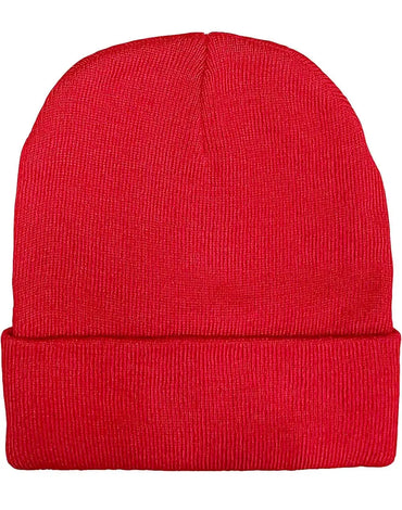 Winning Spirit Roll Up Knit Beanie CH61 Metro Workwear.
