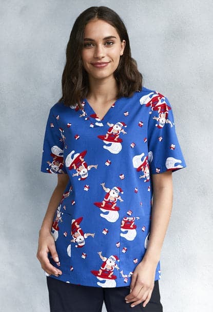 Christmas Scrub Tops Biz - Simply Scrubs Australia