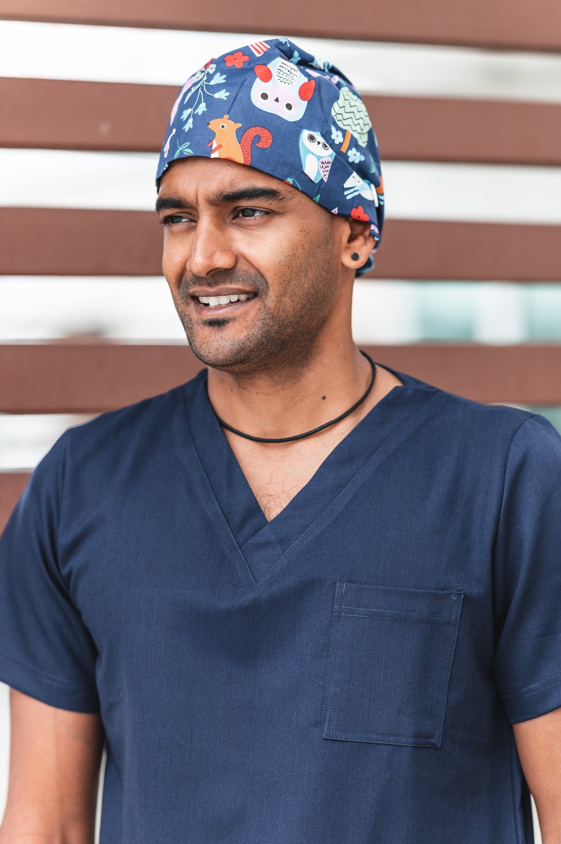 Printed Surgical Scrubs Cap/Hat SC0705 - Simply Scrubs Australia