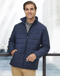 Winning Spirit Men's Sustainable Insulated Puffer Jacke JK59 Metro Workwear.