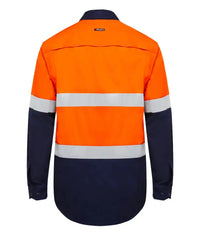 KingGee Men's Vented Spliced Drill Taped Shirt K54025  Metro Workwear