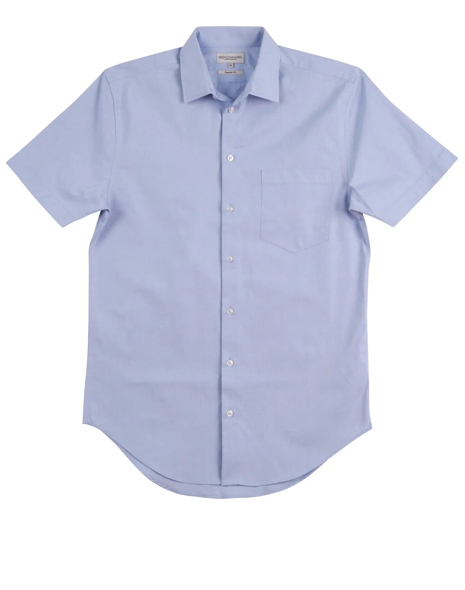 Men's CVC Oxford Short Sleeve Shirt M7040S Benchmark