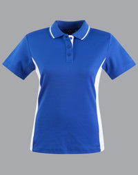 Teammate Polo Shirt Ladies  PS74 Casual Wear Winning Spirit 8 Royal/White 