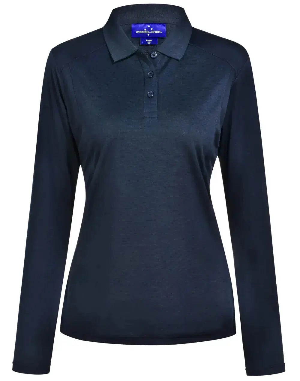 Ladies Bamboo Charcoal  Eco Fabric Long Sleeve Polo PS90 - City Workwear