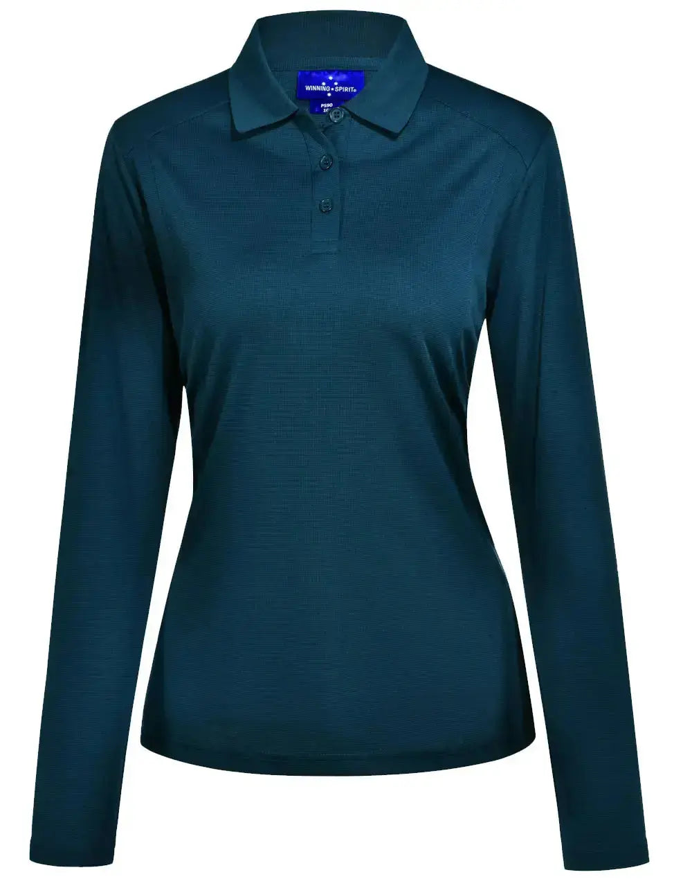 Ladies Bamboo Charcoal  Eco Fabric Long Sleeve Polo PS90 - City Workwear
