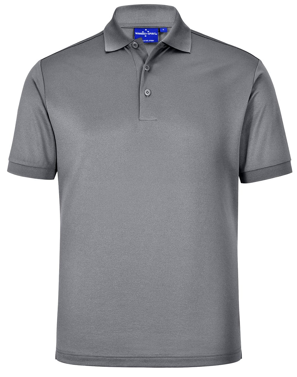 Winning Spirit Men's Sustainable Poly/Cotton Corporate Polo Shirt PS91 Casual Wear Winning Spirit Ash XS 