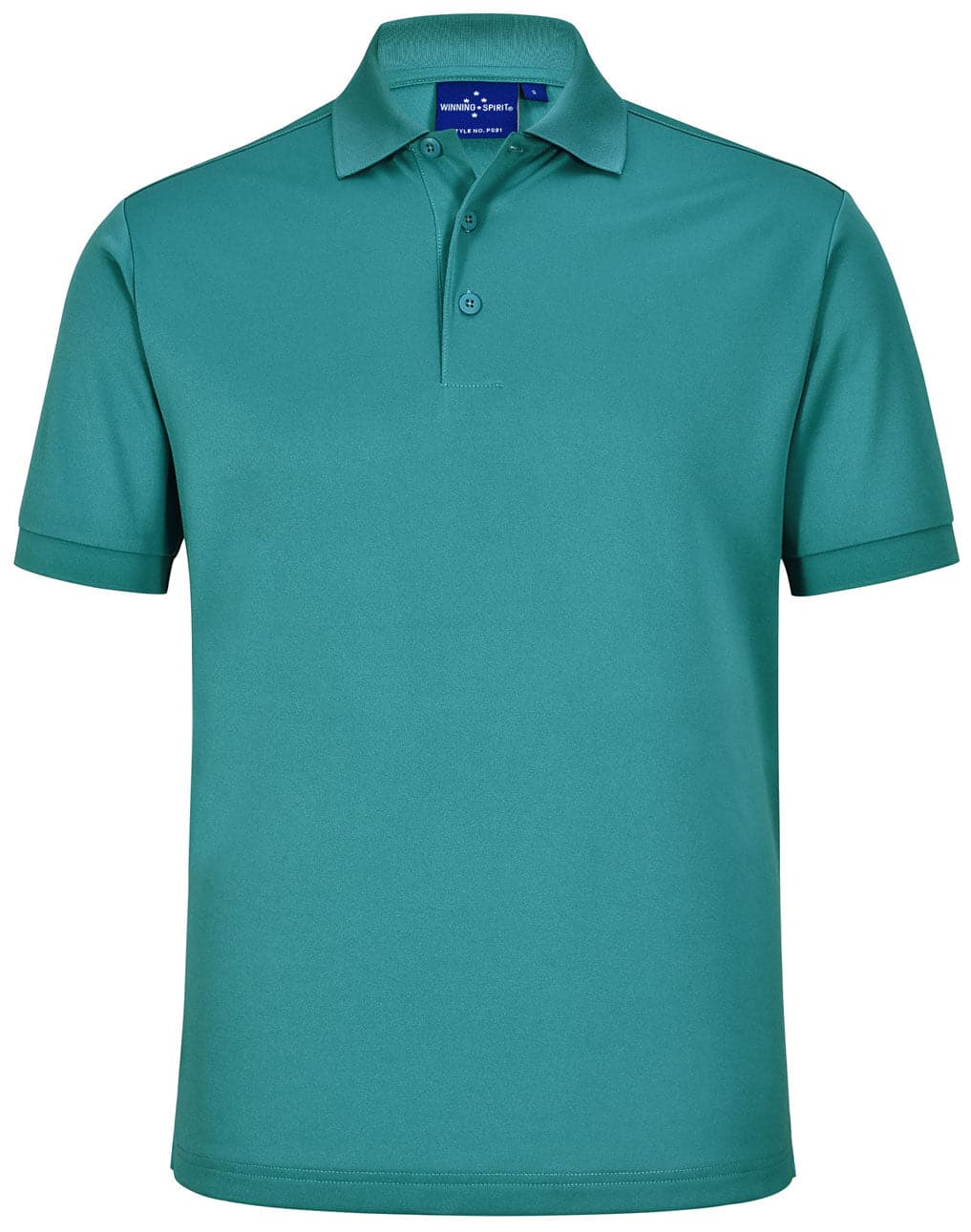 Winning Spirit Men's Sustainable Poly/Cotton Corporate Polo Shirt PS91 Casual Wear Winning Spirit Teal XS 