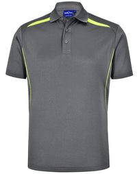 Winning Spirit Men's Sustainable Poly-Cotton Contrast Polo PS93 Metro Workwear.