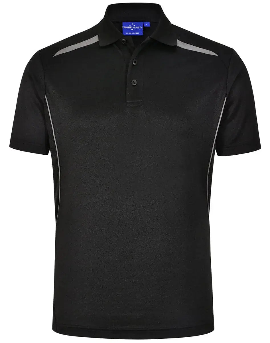Winning Spirit Men's Sustainable Poly-Cotton Contrast Polo PS93 Metro Workwear.