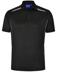Winning Spirit Men's Sustainable Poly-Cotton Contrast Polo PS93 Metro Workwear.