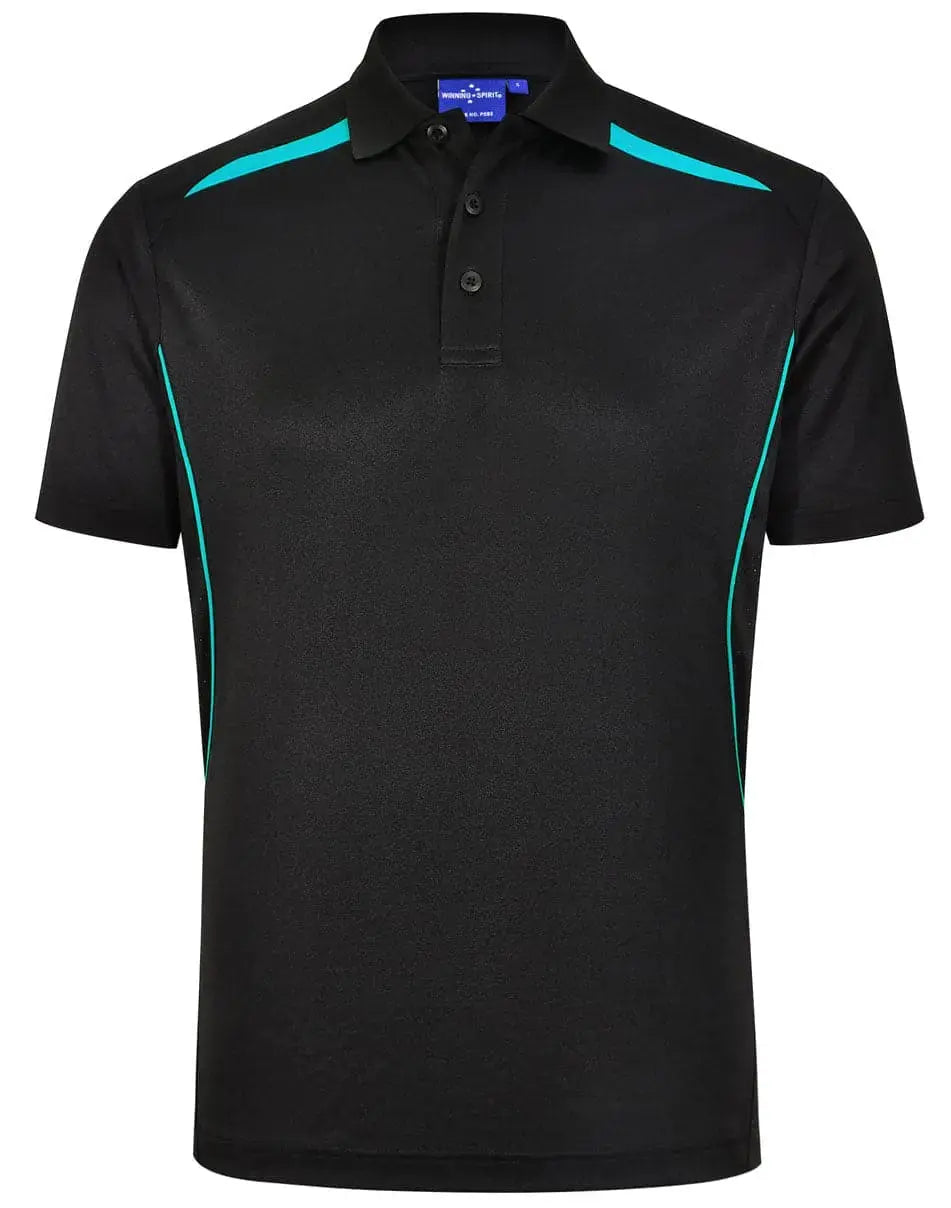 Winning Spirit Men's Sustainable Poly-Cotton Contrast Polo PS93 Metro Workwear.