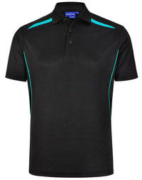 Winning Spirit Men's Sustainable Poly-Cotton Contrast Polo PS93 Metro Workwear.