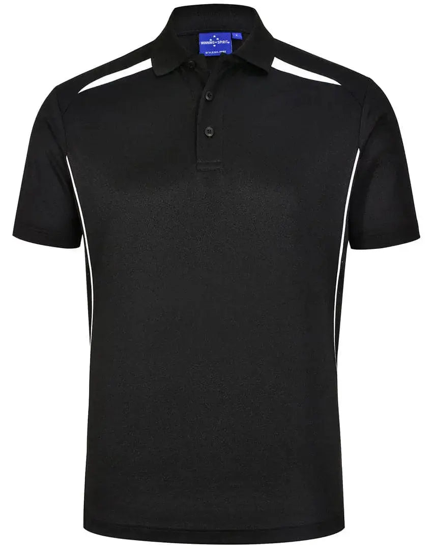 Winning Spirit Men's Sustainable Poly-Cotton Contrast Polo PS93 Metro Workwear.