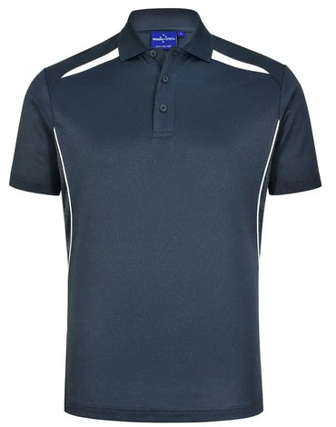 Winning Spirit Men's Sustainable Poly-Cotton Contrast Polo PS93 Metro Workwear.