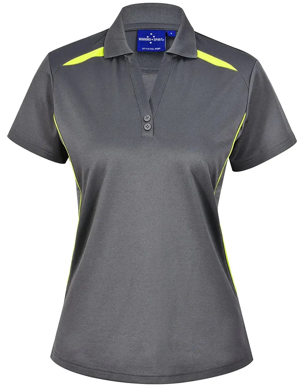 Winning Spirit Women's Sustainable Poly-Cotton Contrast Polo PS94 Metro Workwear.