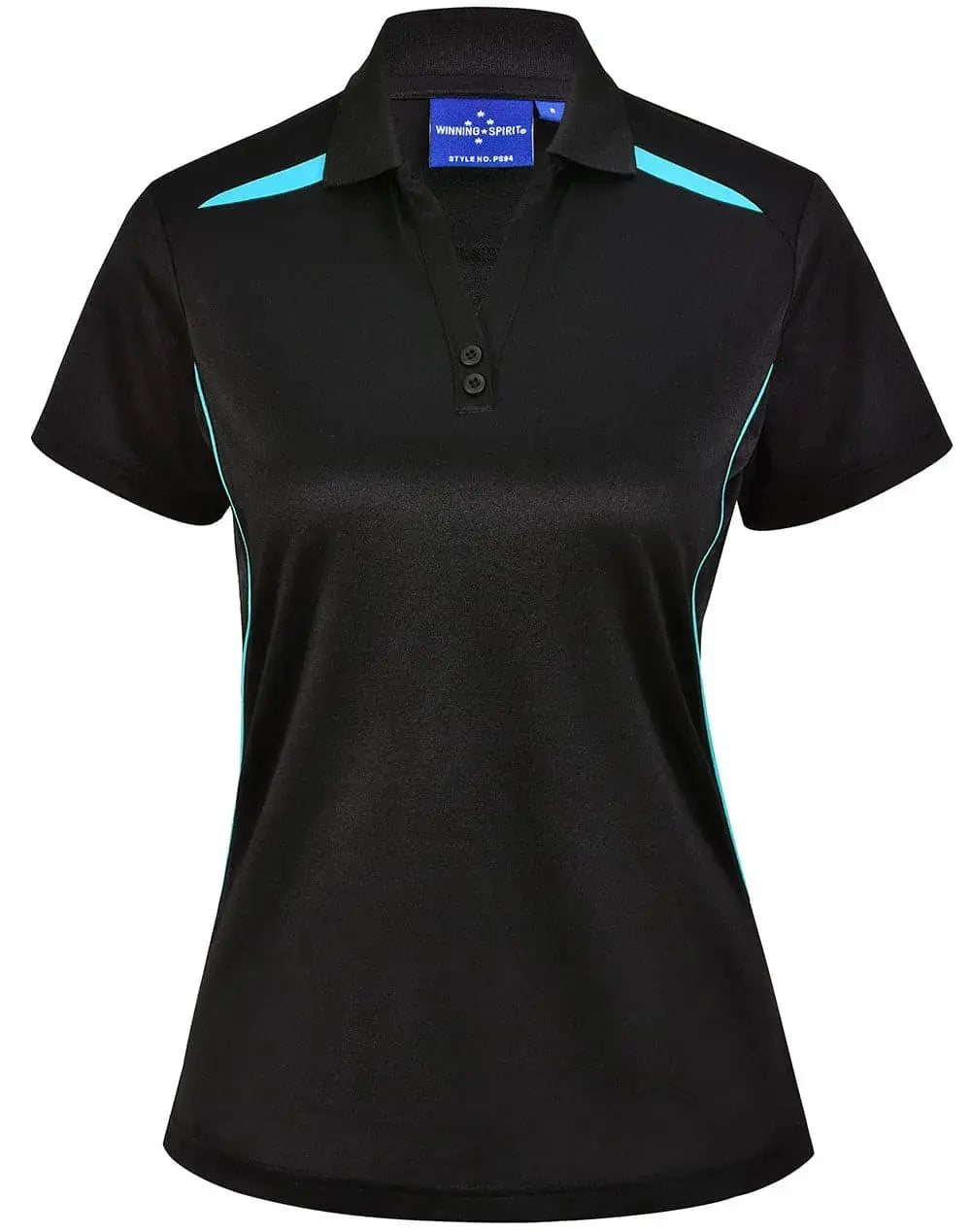 Winning Spirit Women's Sustainable Poly-Cotton Contrast Polo PS94 Metro Workwear.