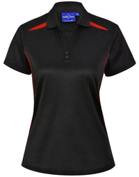 Winning Spirit Women's Sustainable Poly-Cotton Contrast Polo PS94 Metro Workwear.