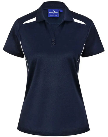 Women's Sustainable Poly/Cotton Contrast Polo Shirt PS94 Metro Workwear.