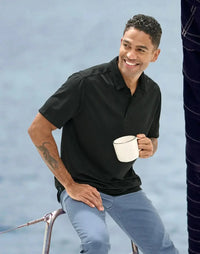 Sustainable Jacquard Knit Polo Shirt PS95 Metro Workwear.