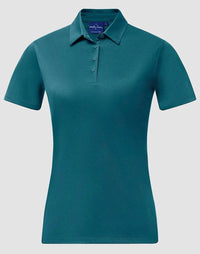 Women's Sustainable Jacquard Knit Polo Shirt PS96 Metro Workwear.