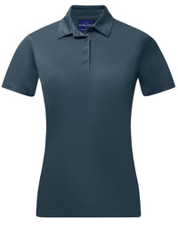 Women's Sustainable Jacquard Knit Polo Shirt PS96 Metro Workwear.