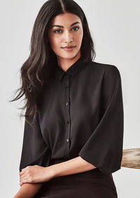 Biz Corporates Lucy 3/4 Sleeve Blouse RB965LT Biz Corporates