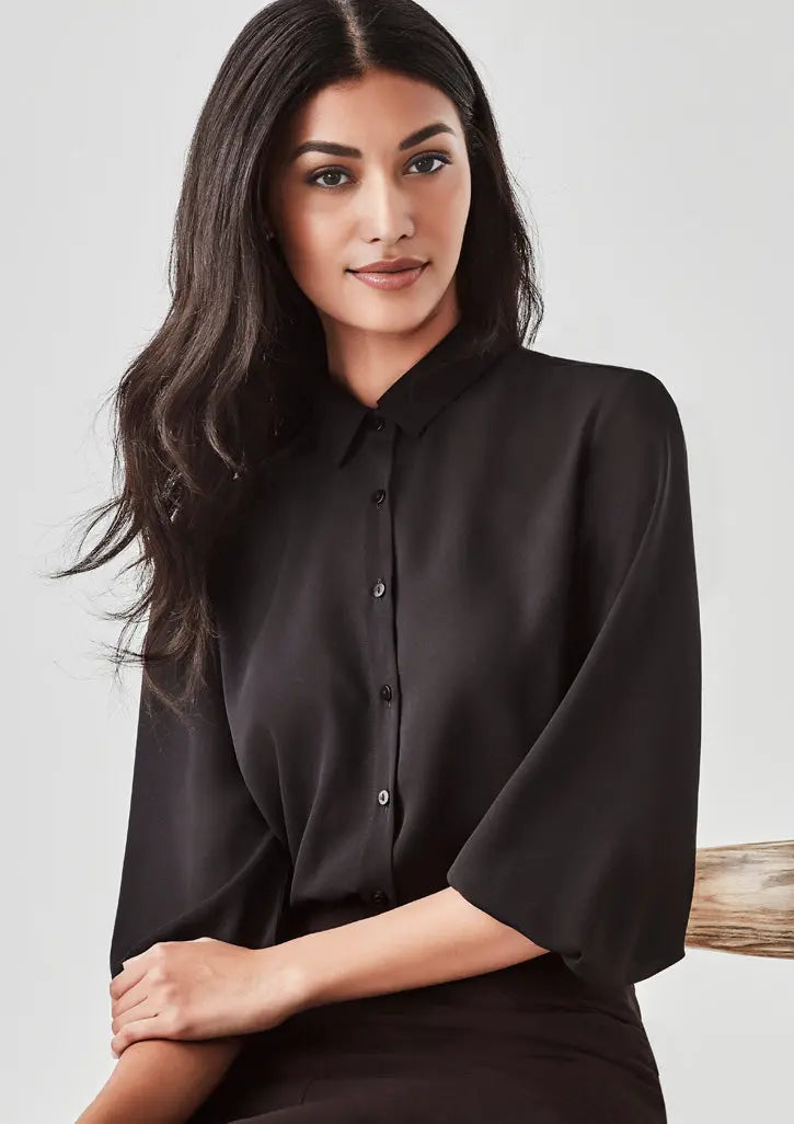 Biz Corporates Lucy 3/4 Sleeve Blouse RB965LT Biz Corporates