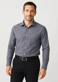Biz Corporates Charlie Men's Classic Fit Long Sleeve Shirt RS968ML Biz Corporates