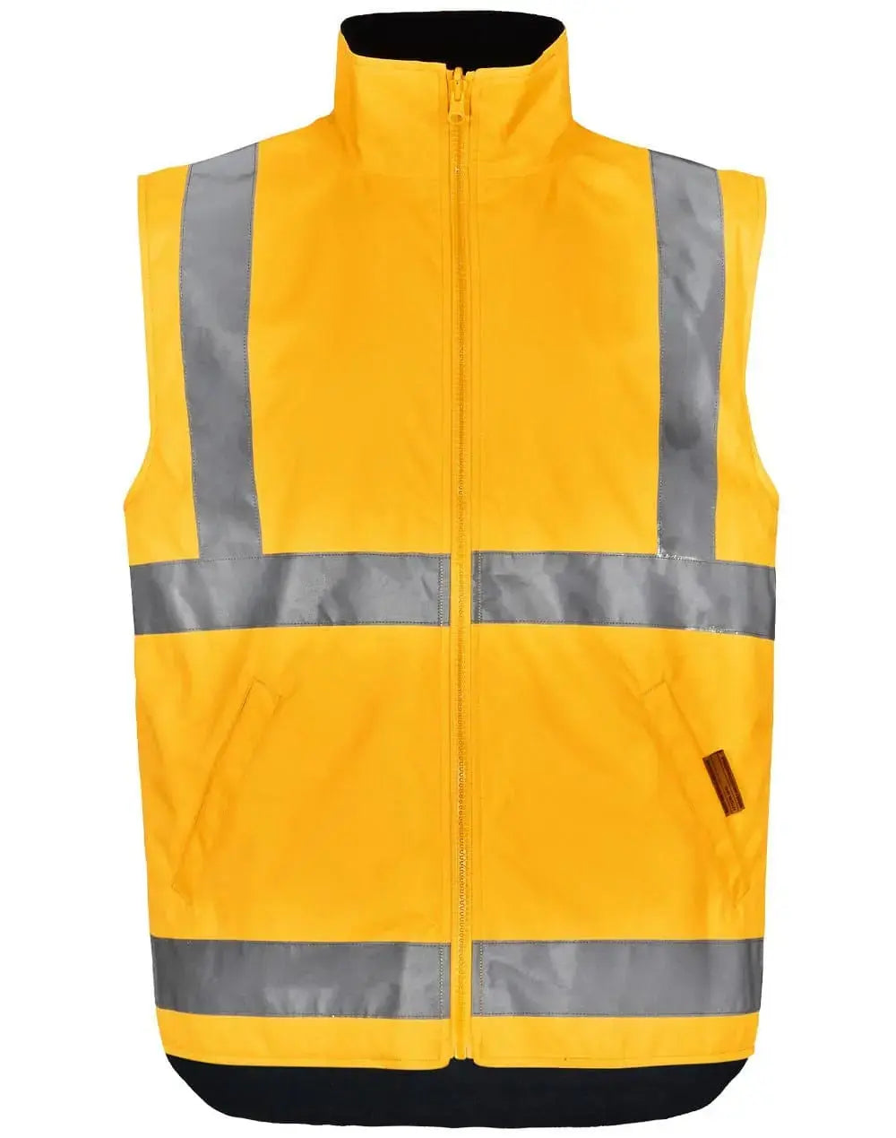 VIC Rail Hi Vis Reversible Safety Unisex Vest SW76 Metro Workwear.