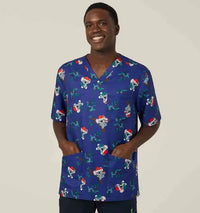 NNT Women's Christmas Scrub Top CATUXV  