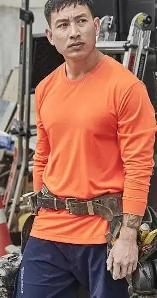 SYZMIK Men's Hi Vis Long Sleeve Tee ZH390 Metro Workwear.