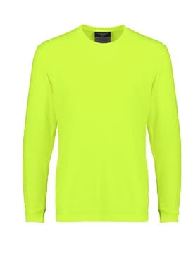 SYZMIK Men's Hi Vis Long Sleeve Tee ZH390