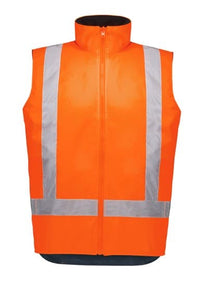 SYZMIK Unisex Hi Vis Waterproof Reversible Vest ZV228