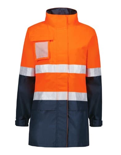 Syzmik Workwear Women's Hi Vis Ultralite Waterproof Jacket ZJ757