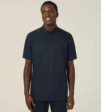 Next-Gen Antibacterial Doherty Mandarin Collar Scrub Top CATRFN - Simply Scrubs Australia