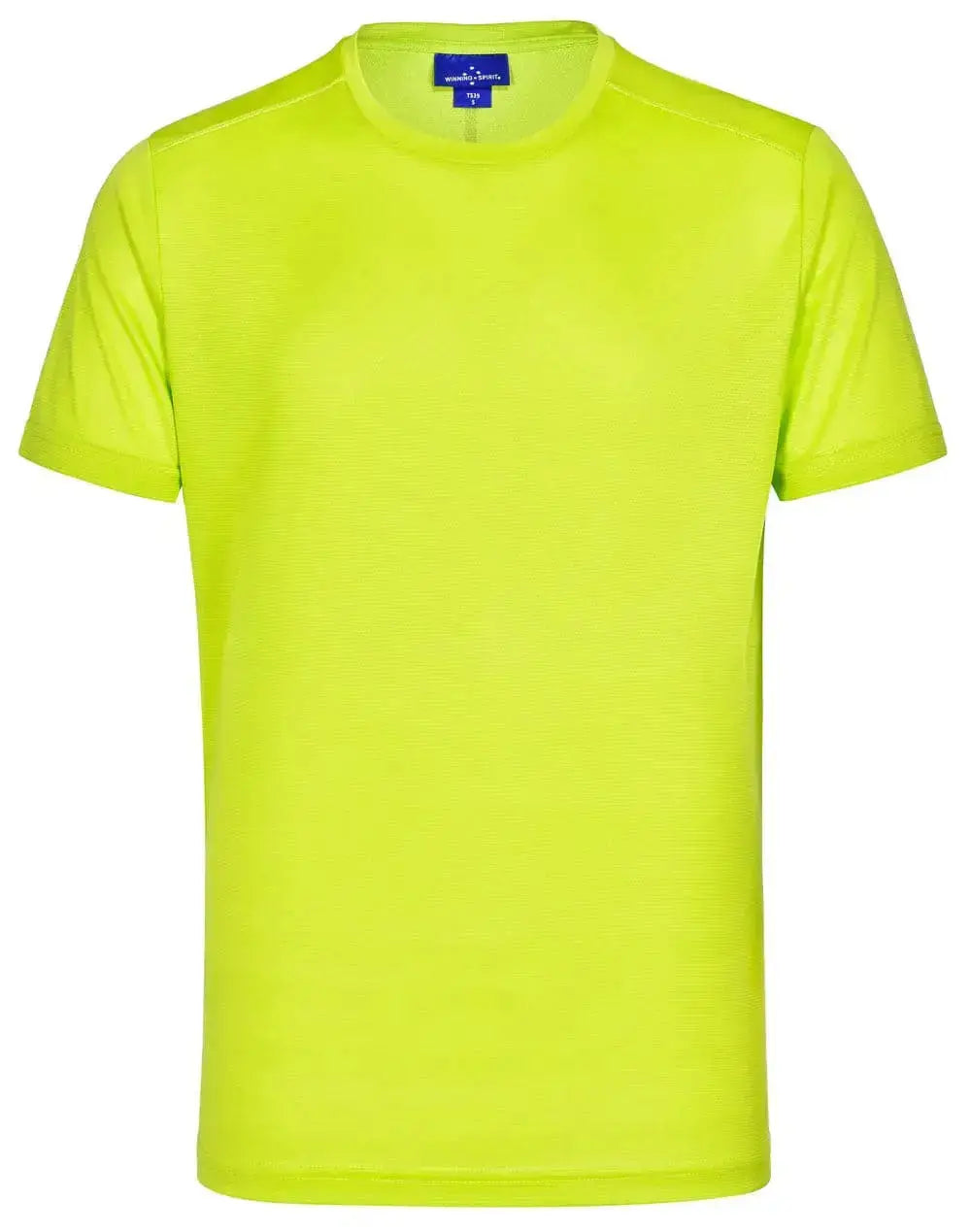Men's Rapid CoolTM  Ultra Light Tee Shirt TS39 Casual Wear Winning Spirit Lime Green XS 