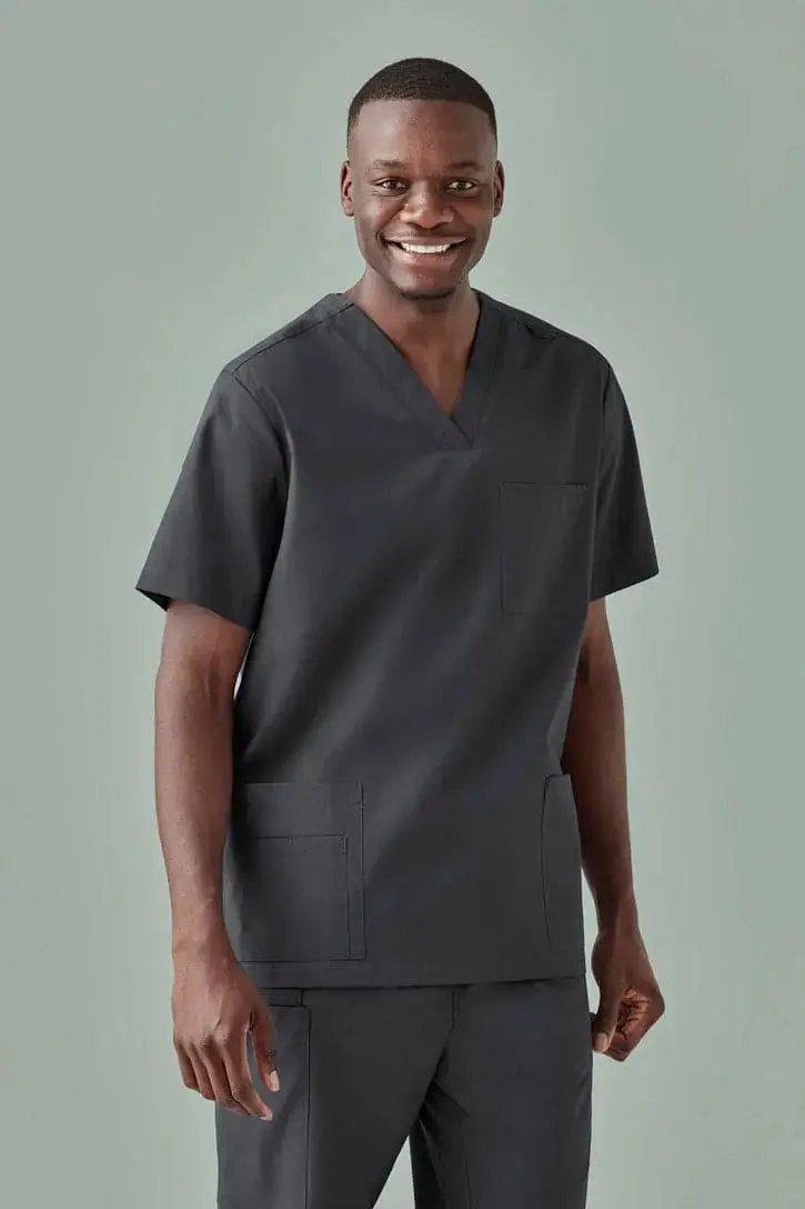 Mens Tokyo Anti-bacterial V-Neck Scrub Top CST141MS - Simply Scrubs Australia