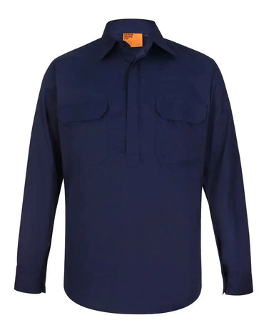 Unisex Cool Breeze Closed Front Work Shirt WT12 Metro Workwear.