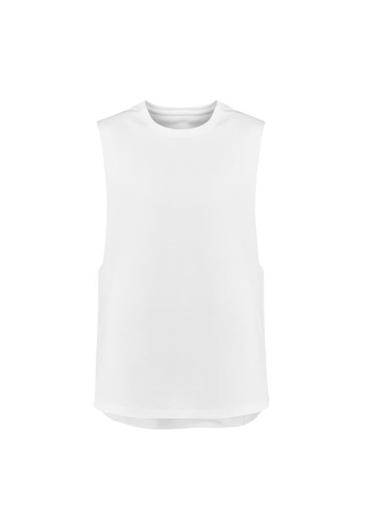 Mens Streetworx Sleeveless Tee ZH137  Syzmik White XS 